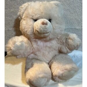 Cuddle‎ Wit Pink Plush Bear Sewn Nose / Mouth Button Eyes 16" Stuffed Animal